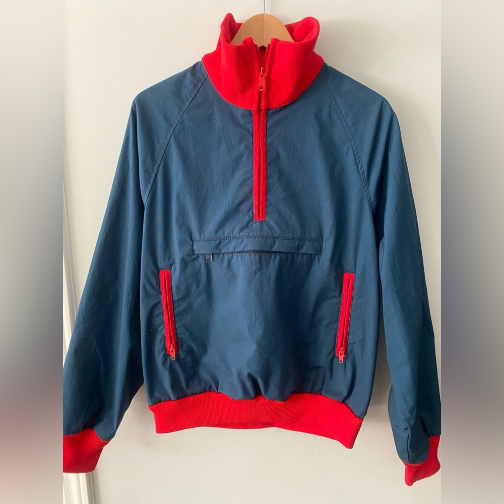 Vintage L.L. Bean Anorak Pullover Jacket - Picture 1 of 5